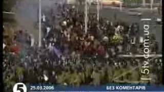 Bielorusian tragedy - riot police killed 1 and injured many