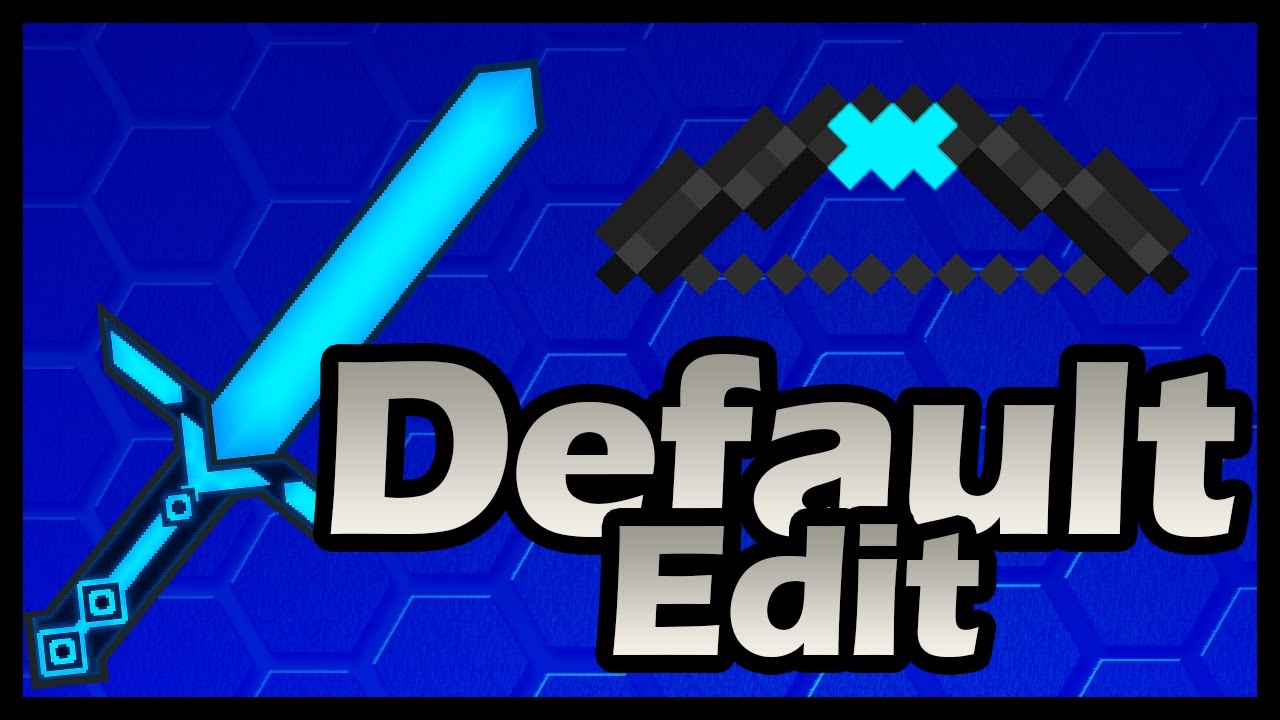 MINECRAFT PVP TEXTURE PACK - DEFAULT EDIT NO LAG 1.7.X/1.8.X - YouTube