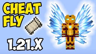 Minecraft FLY MOD 1.21.11 - how to use (Spotlight) (FLY Cheat Mod 1.21.11 FABRIC)