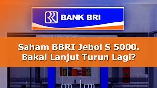 Saham BBRI Jebol Support 5000. Bakal Lanjut Turun Lagi??? Sampai Berapa? - Koko Bobby