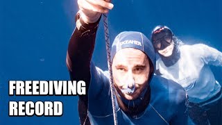 Adam Stern Freediving Record | Freediver Breaks Down his 92M National Record Dive