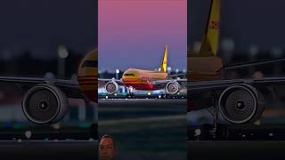 Airbus A330Neo Dhl Parcel Delivery Plane Landed Smoothly And Beautifully.