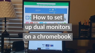 How to set up dual monitors on a Chromebook laptop!