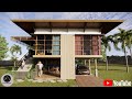 ELEVATED TROPICAL HOUSE | MODERN BAHAY KUBO INSPIRED | FLOOD PROOF HOUSE DESIGN | 7x10m PLAN