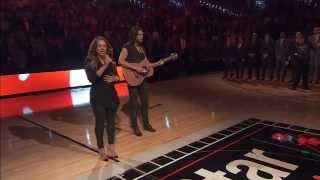 Video voorbeeld van "Tamia sings Canadian National Anthem at NBA All-Star Game 2015"