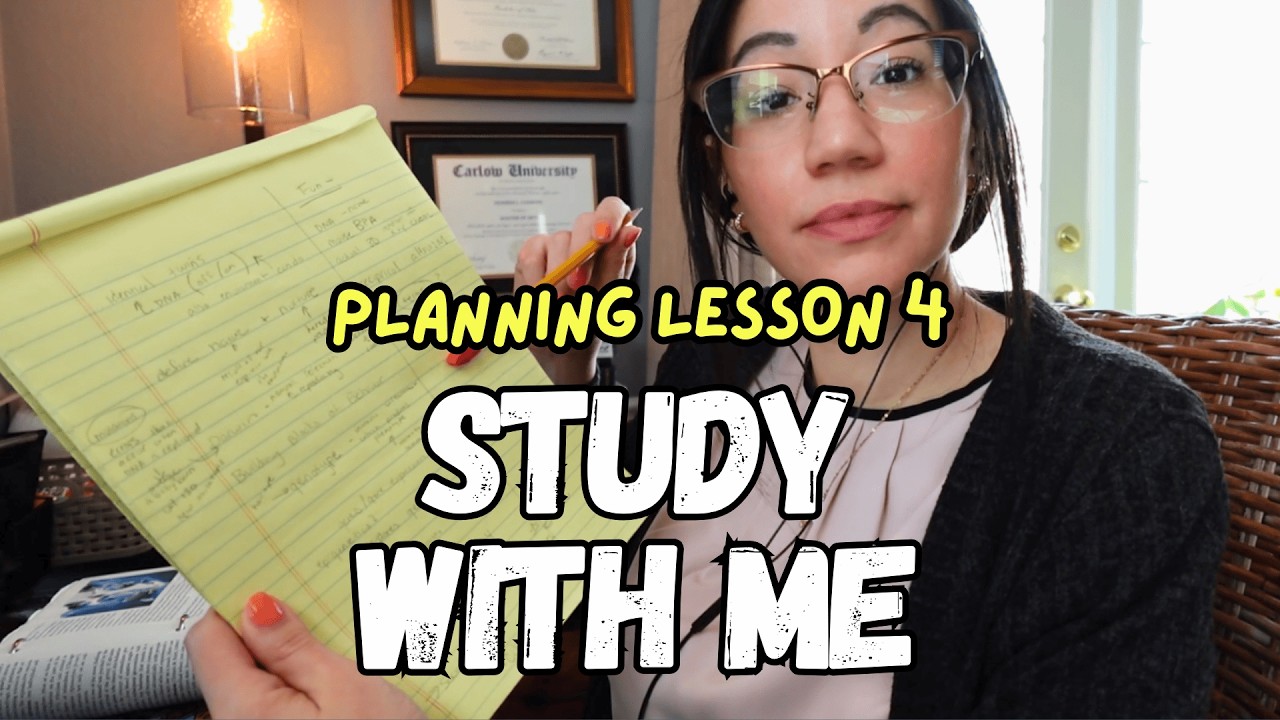 Составьте план урока 4 вместе со мной | Учимся вместе (25-минутная интенсивная сессия)