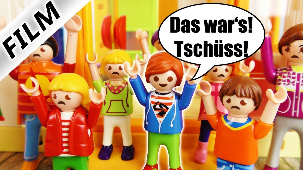 Playmobil Film Deutsch - JULIANS ALLERLETZTER TAG IN DER KITA SONNENSCHEIN! ABSCHIED! Familie Vogel
