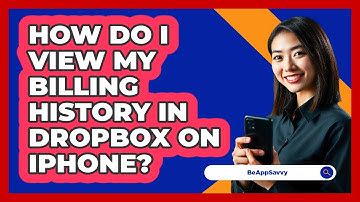How do I view my billing history in Dropbox on iPhone? - Be App Savvy