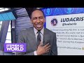 Stephen A. reacts to Ludacris & Kendrick Perkins roasting his college hoops pic | Stephen A's World