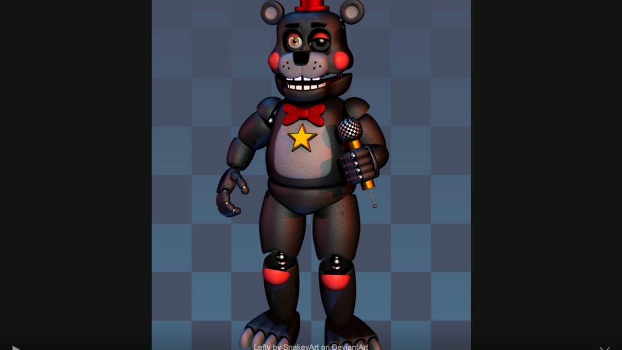 Картинки лефти из фнаф 6