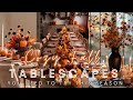🍂Seasonal Elegance: COZY FALL TABLESCAPE Ideas You NEED to Try This Season | Easy & Affordable DIY 🎃