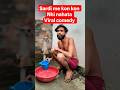 beta per hath dho le 😳😳 #youtube #comedy #viralshorts #villagelife