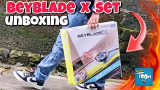 Beyblade X dash set with stadium unboxing and review | pocket toon