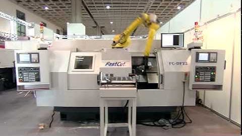 Taiwan FastCut. Both ends simultaneous cutting CNC Lathe.Polygon CNC Lathe.Twin spindle CNC lathe.