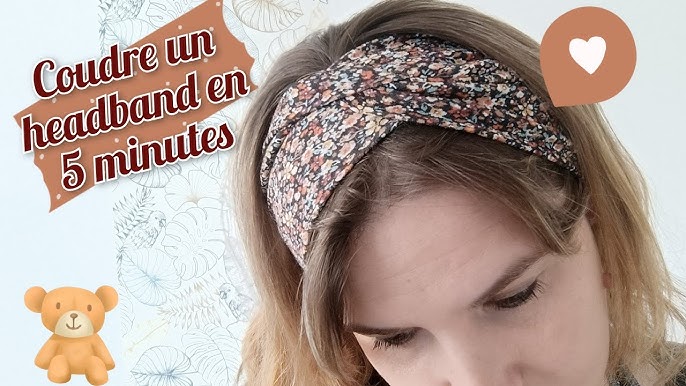 Tuto coudre un bandeau cache oreilles #headband 