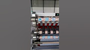 High speed adhesive BOPP transparent Brown packaging tape roll slitting cutting rewinding machine
