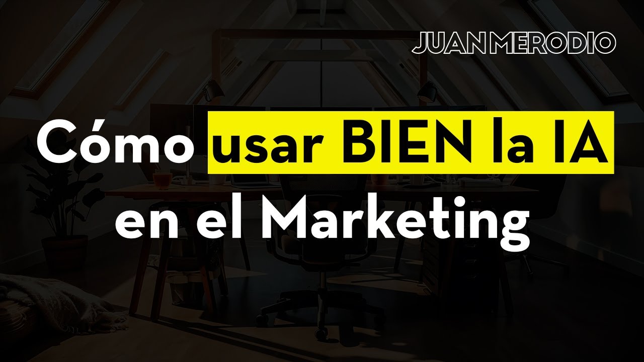 Cómo usar BIEN la IA en el Marketing - YouTube