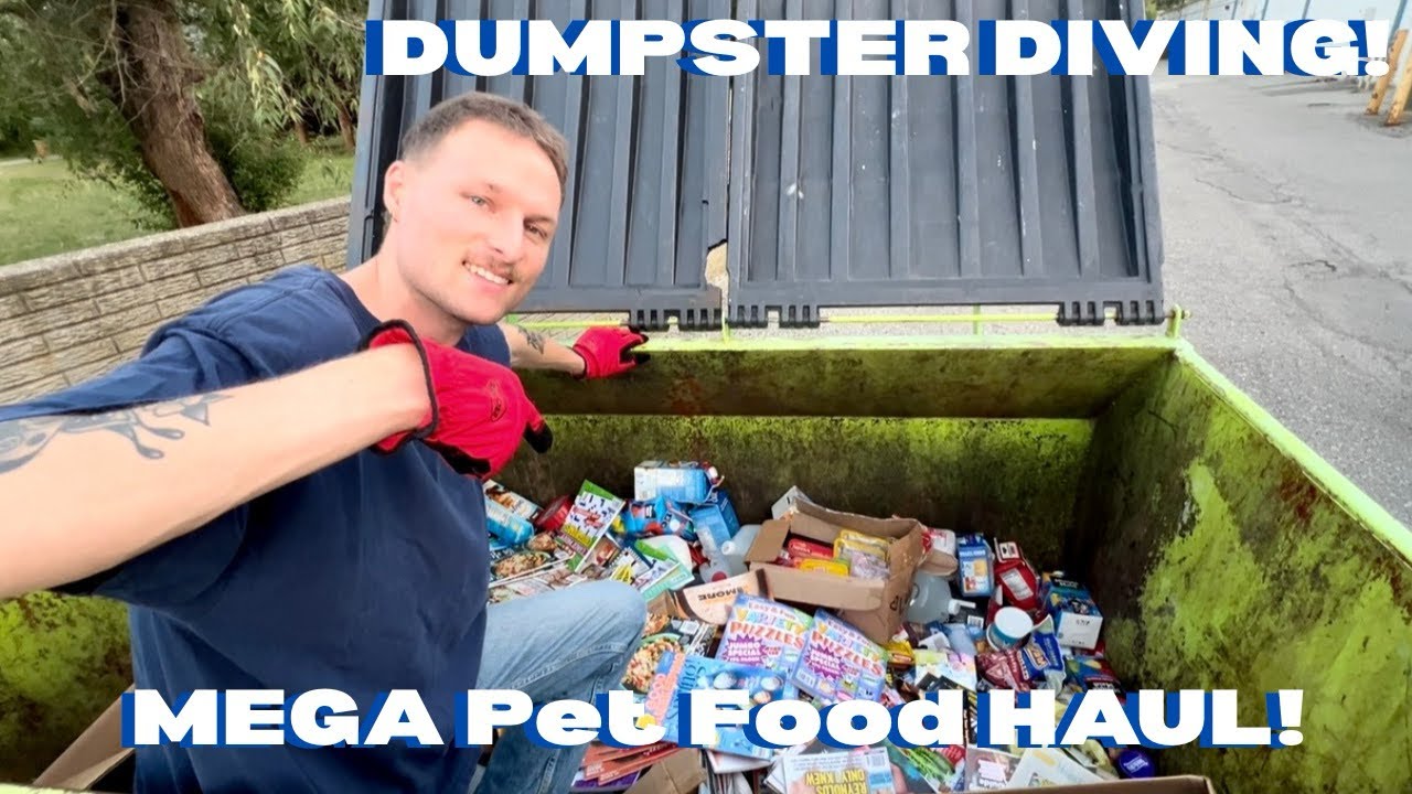 MEGA Pet Food Haul Found Dumpster Diving!