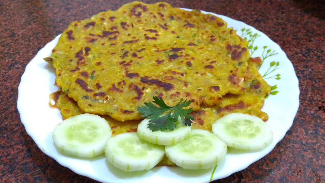 Cucumber thalipith | cucumber paratha | by food and flavours - YouTube