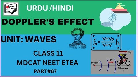 Doppler Effect Explained with Cases | Physics Made Easy | #NEET & #MDCAT #physicsmcqs #dopplereffect