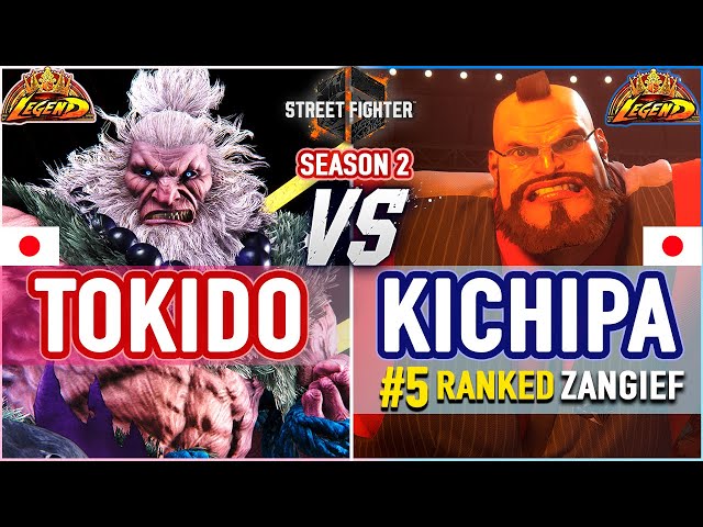 SF6 🔥 Tokido (Akuma) vs Kichipa (#5 Ranked Zangief) 🔥 SF6 High Level Gameplay class=