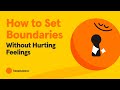 Understanding and Setting Boundaries