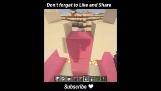 How to Build Heart Shaped Waterfall Designs in Minecraft 1.18 | #3 #minecraft #valentines #shorts
