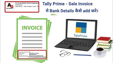 How print company logo and bank details in sale invoice in tally prime