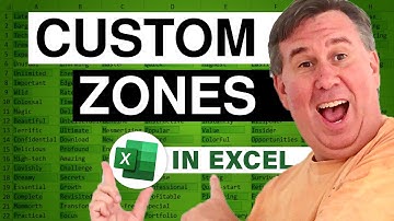 Excel - Zones in Custom Number Formats - Episode 1064