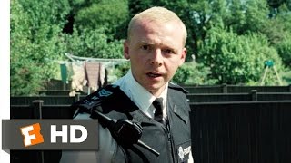 Hot Fuzz (2/10) Movie CLIP  Fence Jumping (2007) HD
