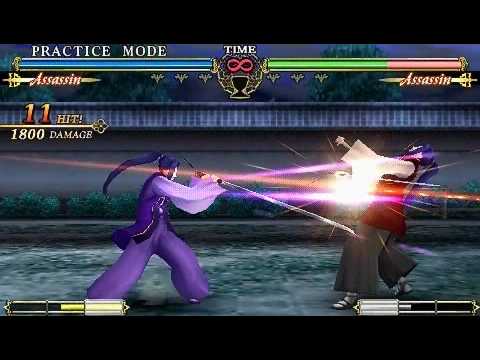 FATE UC PSP版 小次郎HJ基本招....