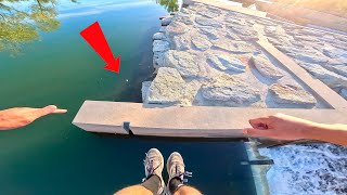 End Up in the Water - Parkour Fail