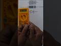 Diode testing | diode testing with multimeter#shorts #viralvideo #youtubeshort