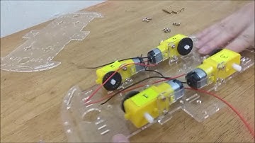 Arduino 4WD Robot Chassis Kit Assembly