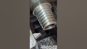 How to make tapered Acme thread