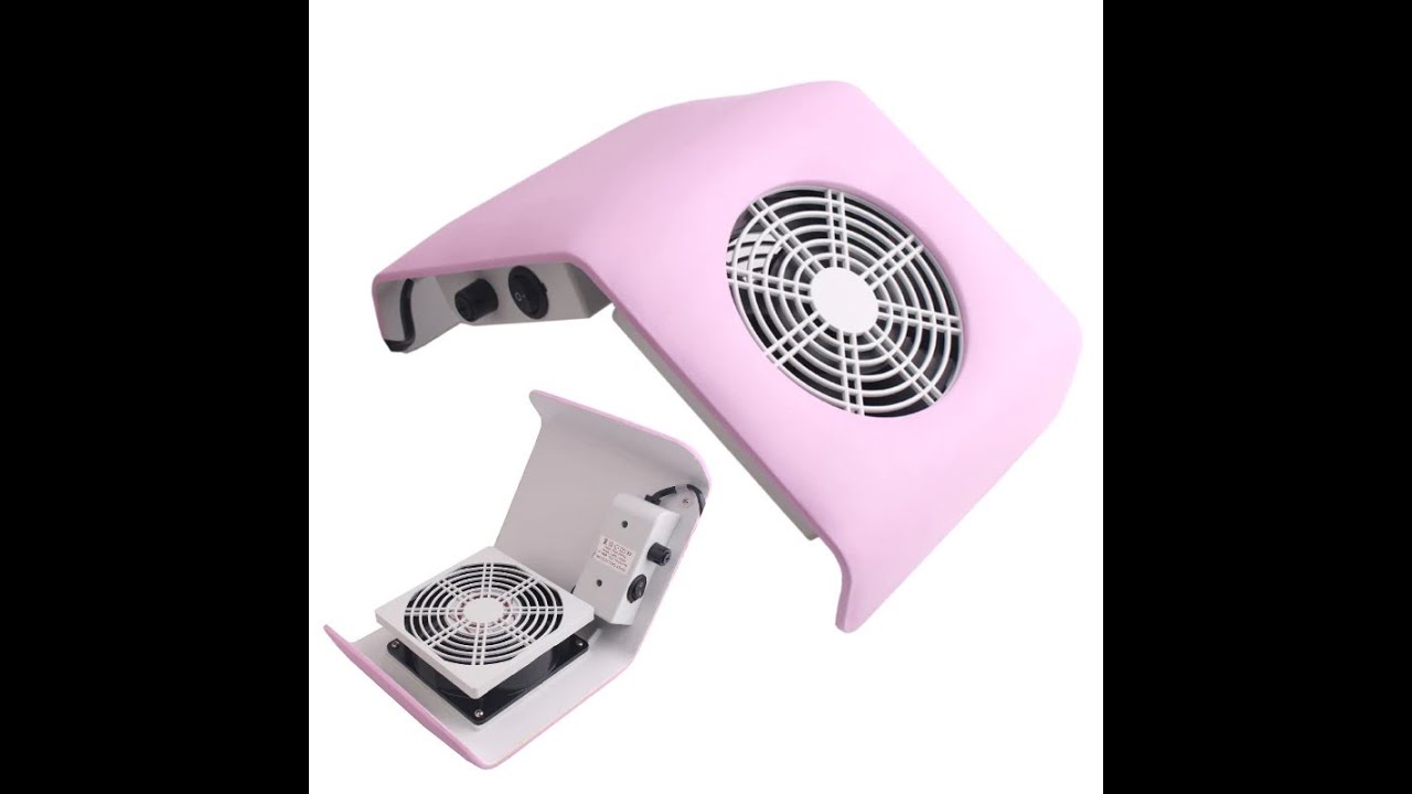 Nail dust collector manicure set machine uv gel polish cleaner tools vacuum kit with 2 bags