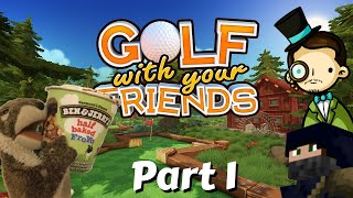 Donut and Turtle teach Froyo how to Golf (Part 1)