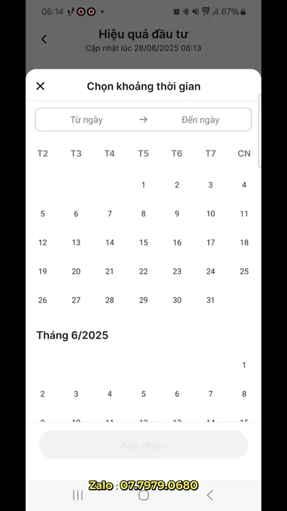 Hiệu suất giao dịch hơn 2 tháng qua
