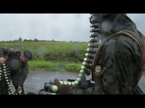 보병 1개 중대 화력과 맞먹는 막강 화력의 기관총, 미 해병대 <strong>Mk</strong> 19 40밀리 고속유탄기관총 실사격 <strong>영상</strong>