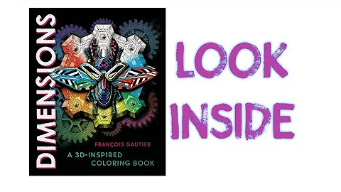 Dimensions a 3D Inspired Coloring Book by Franois ...