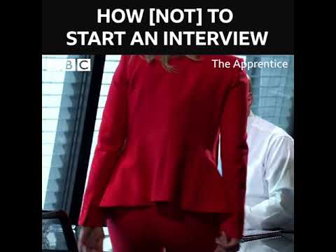 Never Yoo Hoo The Interviewer The Apprentice 2018 Uk