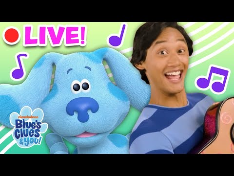 🔴LIVE: Blue's Clues & You Sing Along Songs! | Nursery Rhymes for Kids | Blue's Clues & You!