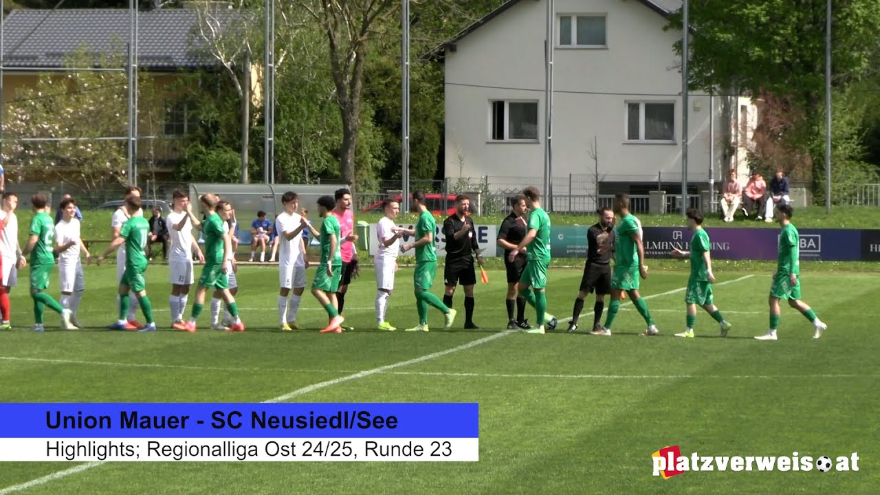Highlights Union Mauer - Neusiedl, Regionalliga Ost 24/25