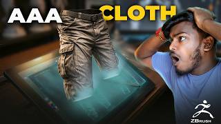AAA Cloth Folds in ZBrush (Game-Ready Workflow)