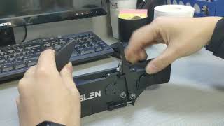 Quick release hook sample for demonstration