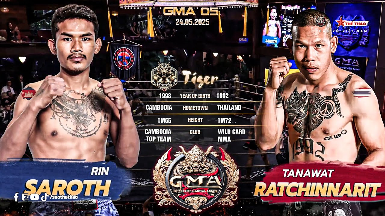 🥊 RIN SAROTH (Cambodia) vs. TANAWAT RATCHINNARIT (Thailand) | MMA