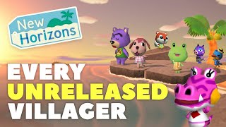 Every UNRELEASED Villager in Animal Crossing New Horizons