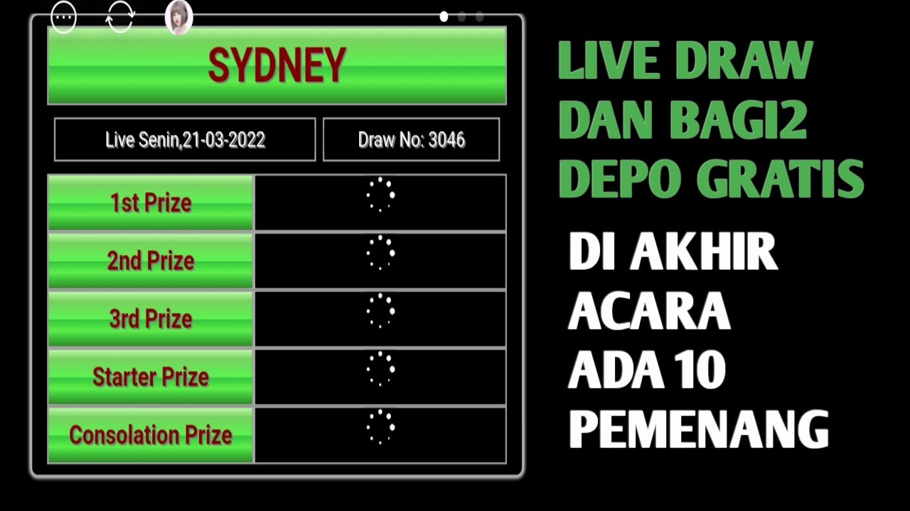 Live draw sydney hari ini rabu 23 maret 2022 - result pengeluaran togel sdy tercepat dan resmi