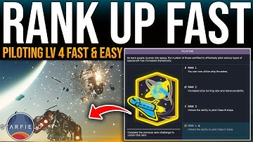 How To RANK UP Piloting Skill FAST & EASY - Level 4 Piloting Fastest Method Guide - Starfield