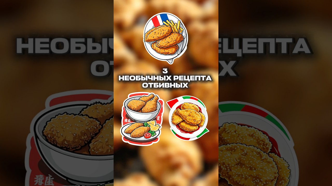 Топ 3 Самых необычных отбивные из Китая, Франции и Италии!